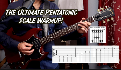 Ultimate Pentatonic Scale Workbook (Physical Book)