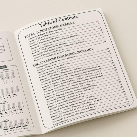Ultimate Pentatonic Scale Workbook (Physical Book) – Anthony Parker ...