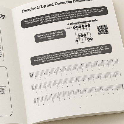 Ultimate Pentatonic Scale Workbook (Physical Book)